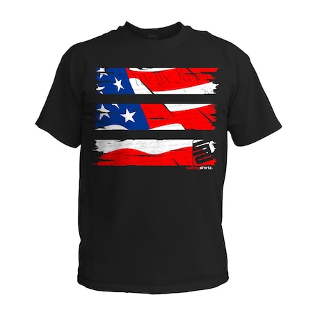 Old Glory High Visibility Tee, Black, S